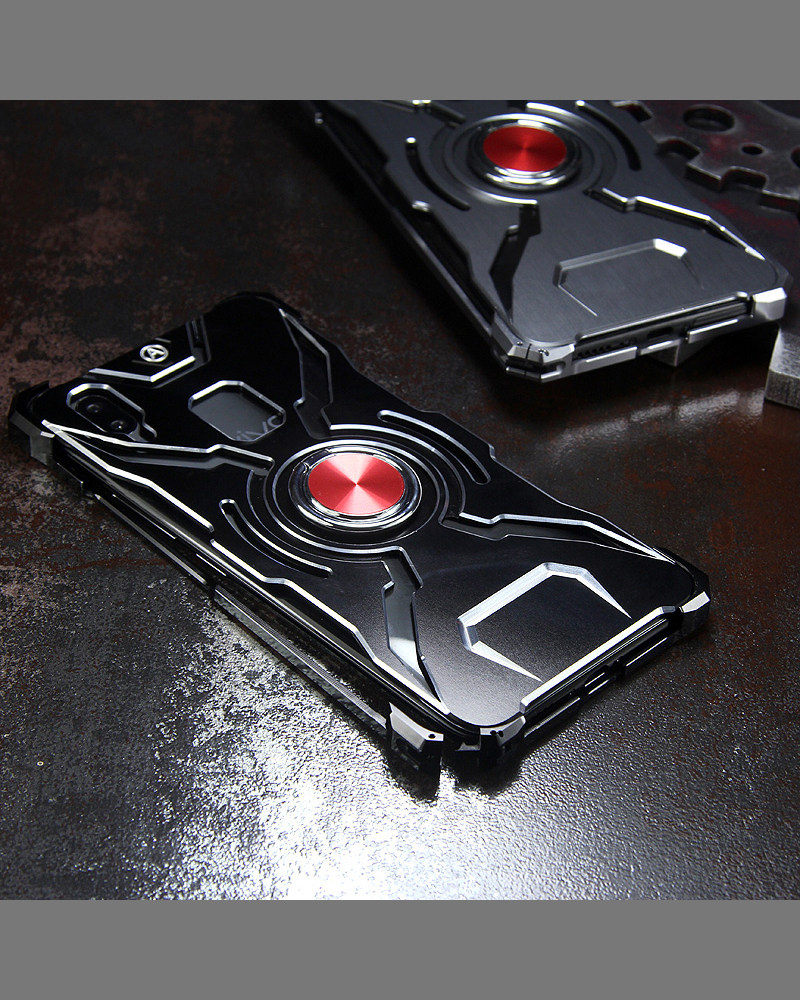 WK Iron Man Military Grade Shockproof Screw-less Metal Case w/ Ring Holder for vivo X21 UD & vivo X21