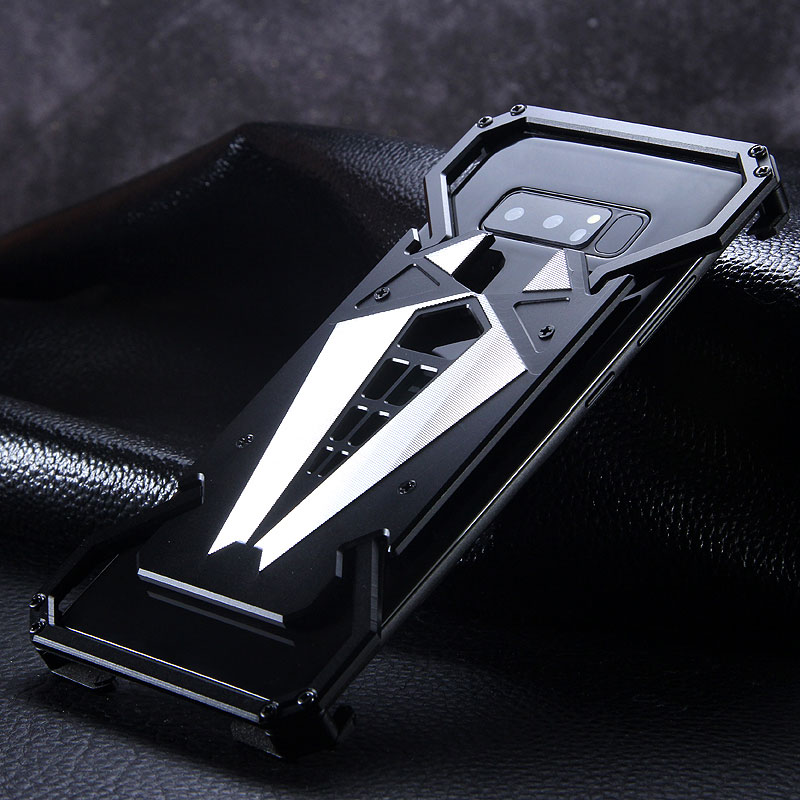 S.CENG Spider-Man Shockproof Aerospace Aluminum Metal Shell Case Cover for Samsung Galaxy Note 8