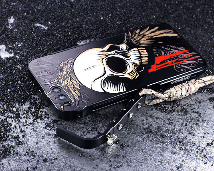 KANENG Mechanical Arm Trigger Aluminum Bumper Metal Frame 3D Cameo Back Cover Case for Xiaomi Mi 6