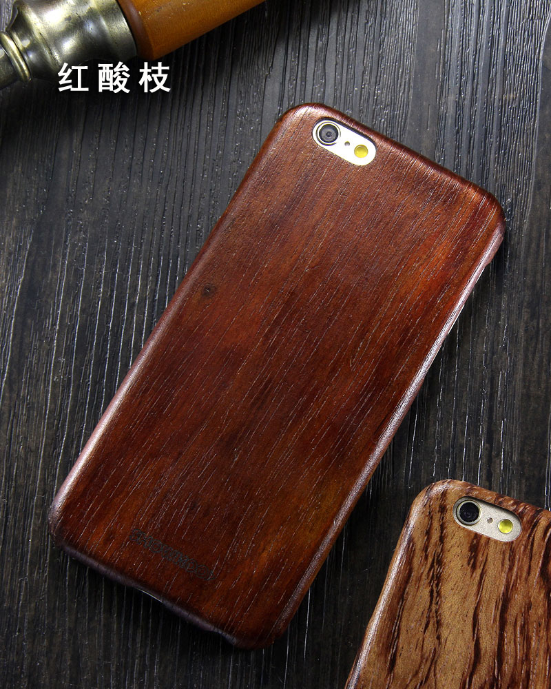 SHOWKOO Kevlar Natural Wood Ultra Slim Case Cover for Apple iPhone 6S Plus/6 Plus & iPhone 6S/6