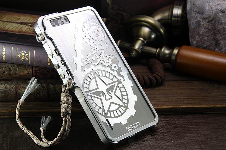 SIMON Mechanical Arm Trigger Aluminum Alloy Metal Bumper Outdoor Case Cover for Huawei Honor 6 Plus