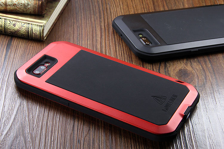 LOVE MEI Powerful Water Resistant Shockproof Dust/Dirt/Snow Proof Aluminum Metal Outdoor Gorilla Glass Heavy Duty Case Cover for OPPO R11 & OPPO R11 Plus