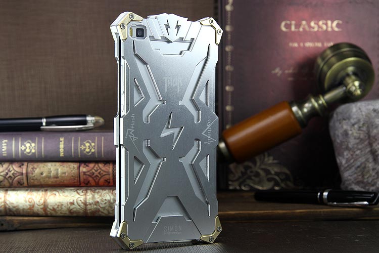 SIMON THOR Aviation Aluminum Alloy Shockproof Armor Metal Case Cover for Huawei P8 & Huawe P8 Lite