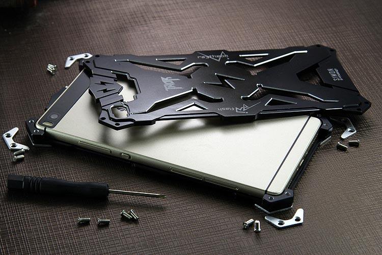 SIMON THOR Aviation Aluminum Alloy Shockproof Armor Metal Case Cover for Huawei P8 & Huawe P8 Lite
