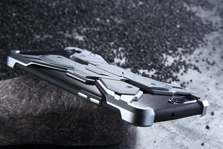 Luphie Neo Armor EVA Wings Shockproof TPU Metal Case Cover for OPPO R11s & OPPO R11s Plus