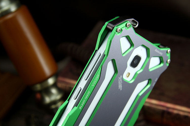 R-JUST GUNDAM Aerospace Aluminum Contrast Color Shockproof Metal Shell Outdoor Protection Case Xiaomi Mi 4/ Mi4