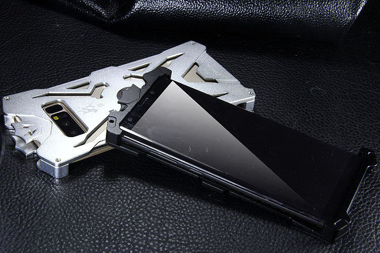 SIMON THOR Magnetic Bracket Aviation Aluminum Alloy Shockproof Armor Metal Case Cover for Samsung Galaxy Note 8