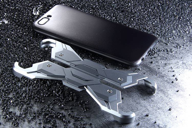 Luphie Neo Armor EVA Wings Shockproof TPU Metal Case Cover for OPPO R11 & OPPO R11 Plus