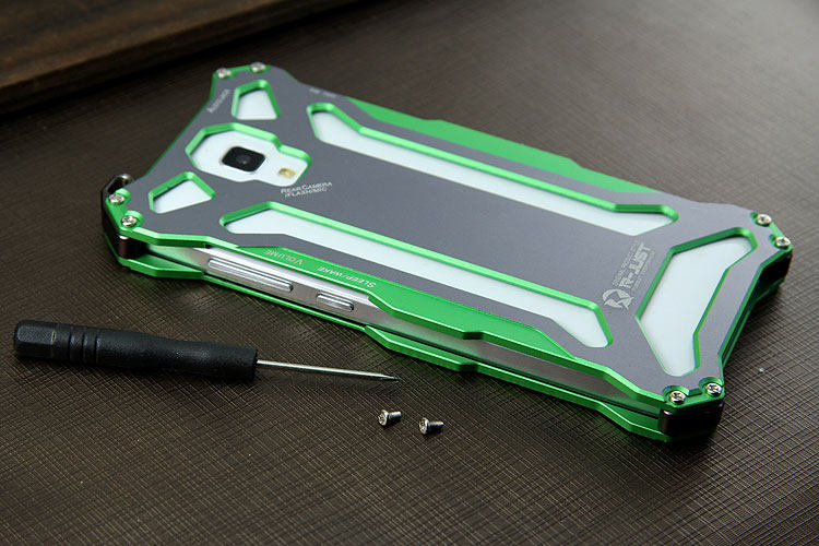 R-JUST GUNDAM Aerospace Aluminum Contrast Color Shockproof Metal Shell Outdoor Protection Case Xiaomi Mi 4/ Mi4