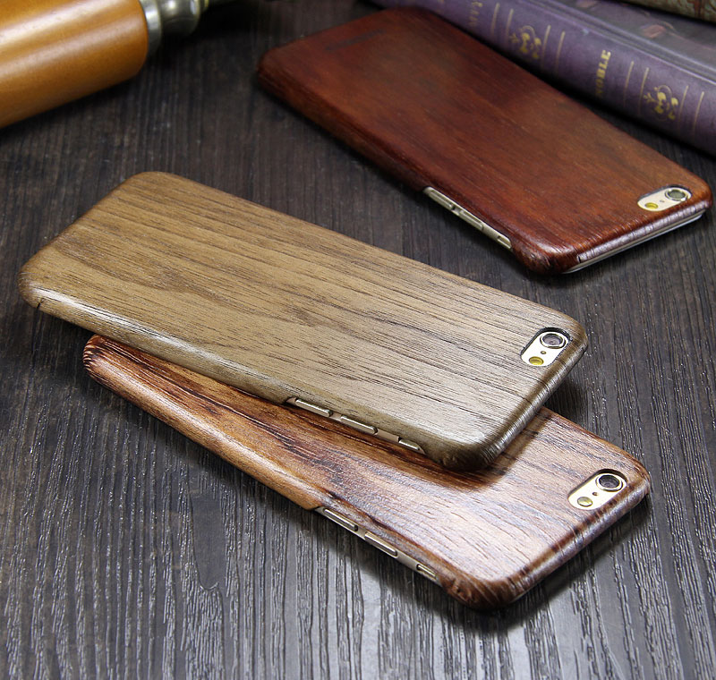 SHOWKOO Kevlar Natural Wood Ultra Slim Case Cover for Apple iPhone 6S Plus/6 Plus & iPhone 6S/6