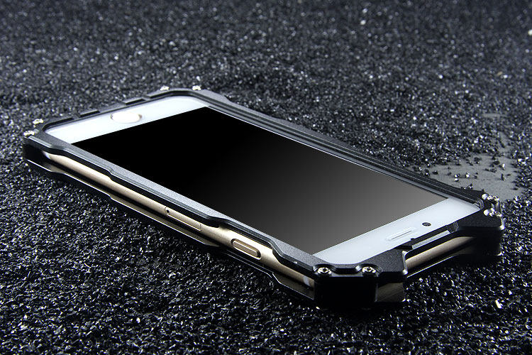 R-Just Batman Shockproof Aluminum Shell Metal Case with Custom Stent for Apple iPhone 7 Plus & iPhone 7