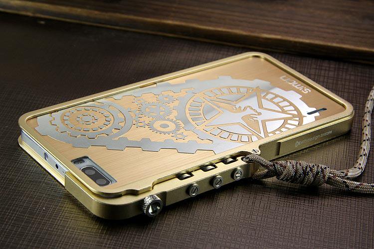 SIMON Mechanical Arm Trigger Aluminum Alloy Metal Bumper Outdoor Case Cover for Huawei Honor 6 Plus