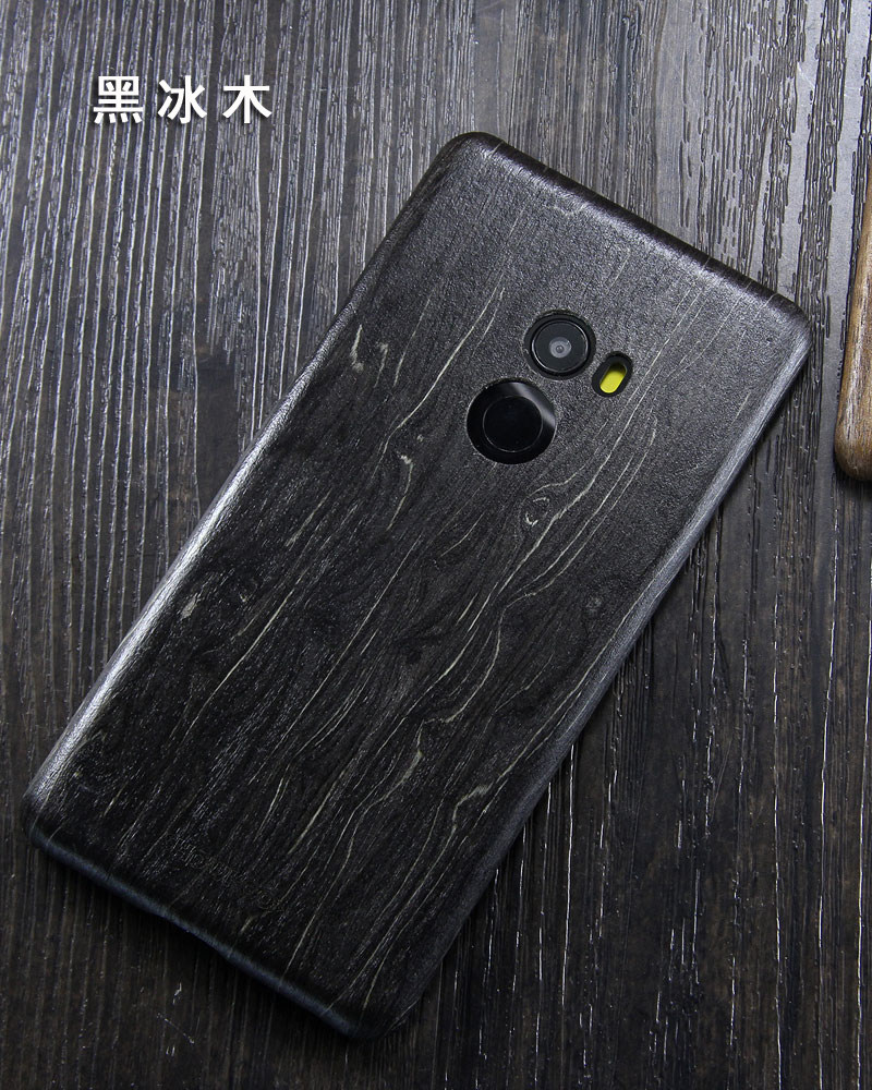 SHOWKOO Kevlar Natural Wood Ultra Slim Case Cover for Xiaomi Mi MIX 2