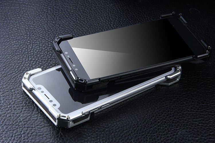 S.CENG Spider-Man Shockproof Aerospace Aluminum Metal Shell Case Cover for Apple iPhone X