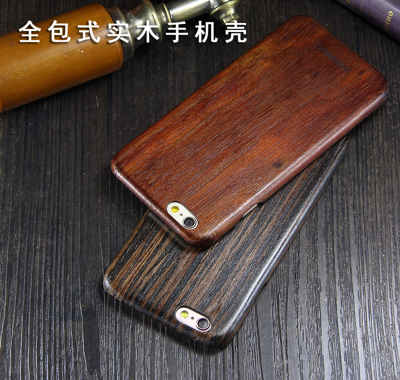 SHOWKOO Kevlar Natural Wood Ultra Slim Case Cover for Apple iPhone 6S Plus/6 Plus & iPhone 6S/6