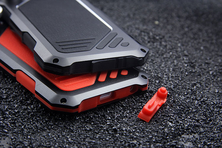R-Just 3 in 1 Fisheye+Macro+Wide Angle Camera Lens IP54 Waterproof Dustproof Shockproof Silicone Aluminum Metal Heavy Duty Case Cover for Apple iPhone 6S Plus/6 Plus & iPhone 6S/6 & iPhone SE/5S/5