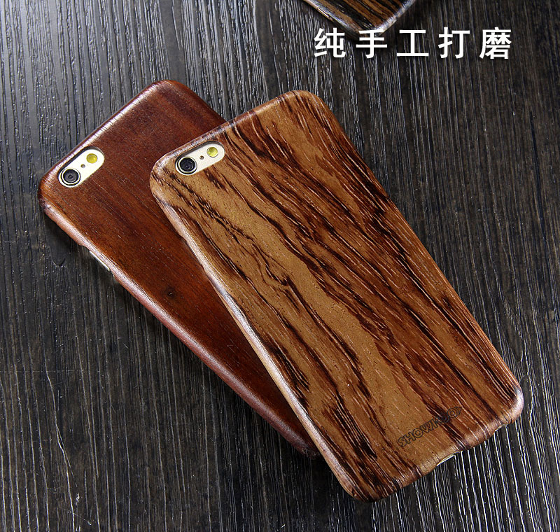 SHOWKOO Kevlar Natural Wood Ultra Slim Case Cover for Apple iPhone 6S Plus/6 Plus & iPhone 6S/6