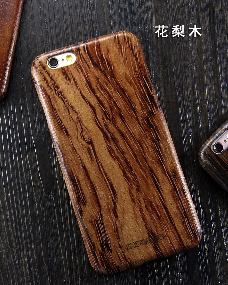 SHOWKOO Kevlar Natural Wood Ultra Slim Case Cover for Apple iPhone 6S Plus/6 Plus & iPhone 6S/6