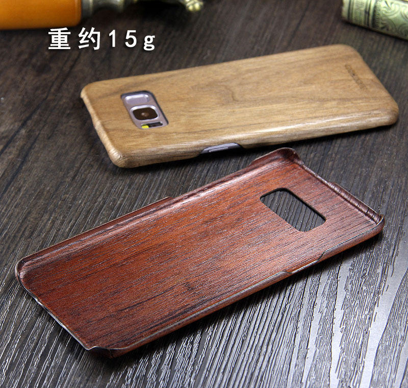 SHOWKOO Kevlar Natural Wood Ultra Slim Case Cover for Samsung Galaxy S8 Plus & Galaxy S8