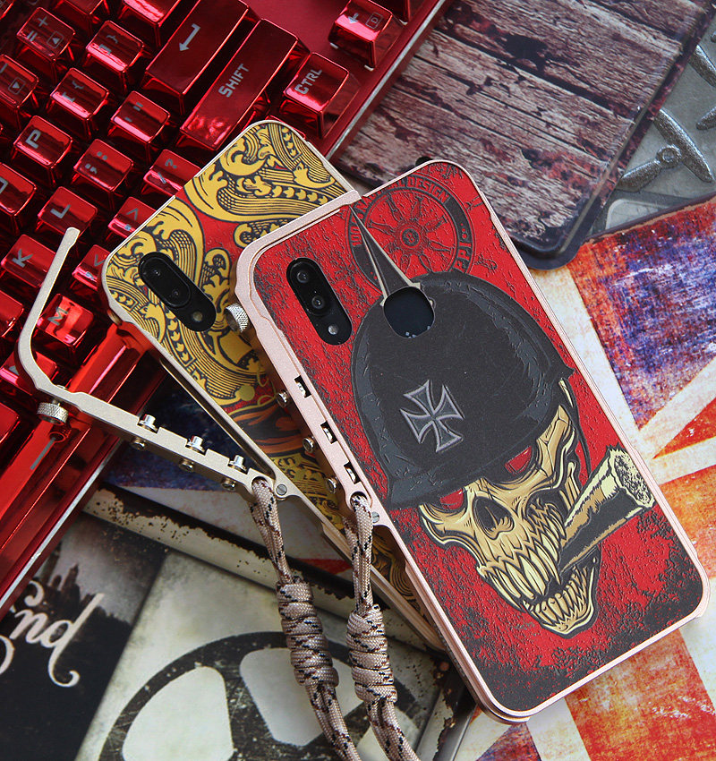 KANENG Mechanical Arm Trigger Aluminum Bumper Metal Frame 3D Cameo Back Cover Case for vivo X21 & vivo X21 UD