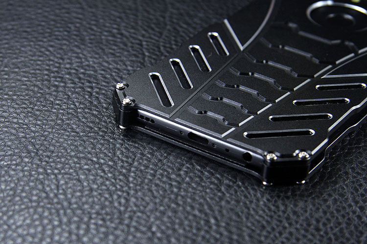 R-Just Batman Shockproof Aluminum Shell Metal Case with Custom Batarang Stent for Huawei nova 2 & Huawei nova 2 Plus