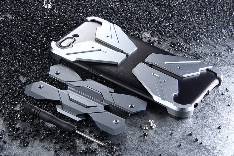 Luphie Neo Armor EVA Wings Shockproof TPU Metal Case Cover for OPPO R11 & OPPO R11 Plus