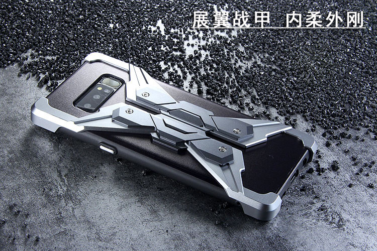 Luphie Neo Armor EVA Wings Shockproof TPU Metal Case Cover for Samsung Galaxy Note 8