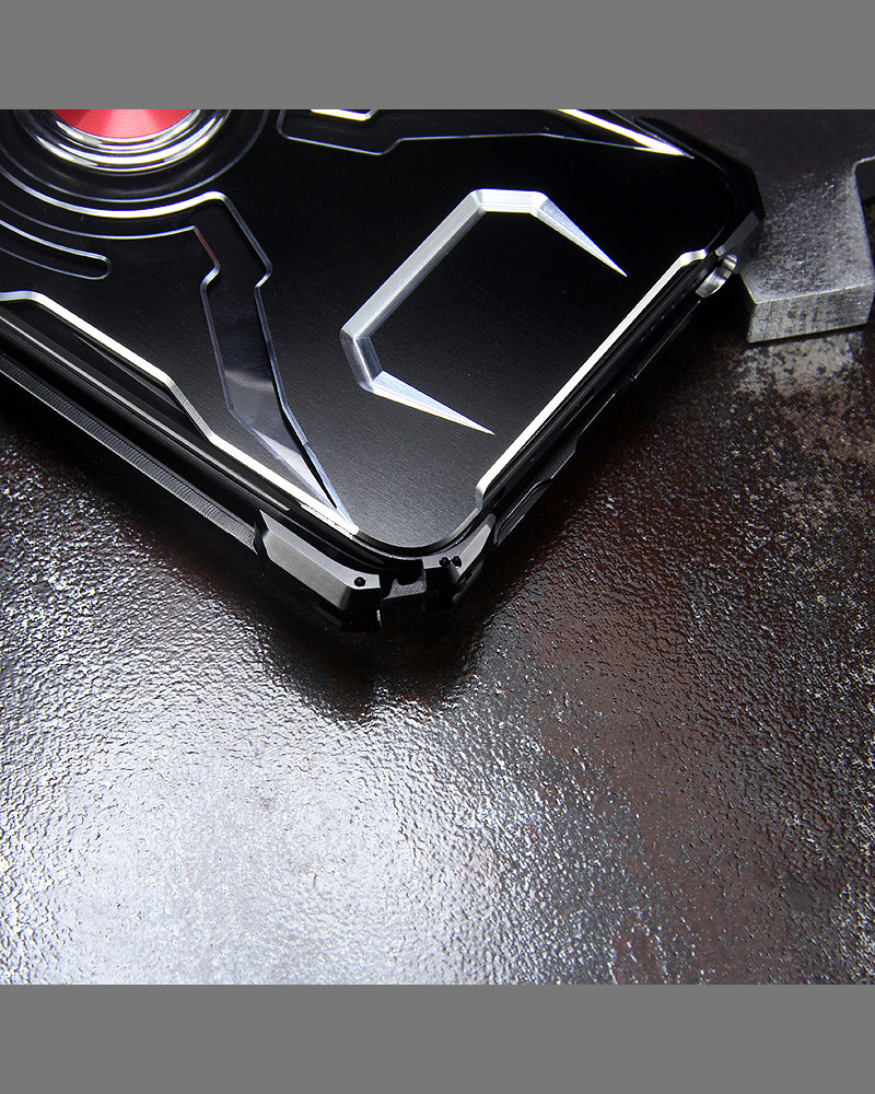 WK Iron Man Military Grade Shockproof Screw-less Metal Case w/ Ring Holder for OPPO R15 & OPPO R15 Dream Mirror Edition