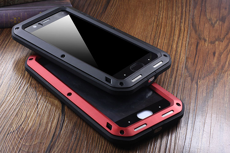 LOVE MEI Powerful Water Resistant Shockproof Dust/Dirt/Snow Proof Aluminum Metal Outdoor Heavy Duty Case Cover for Xiaomi Mi 6