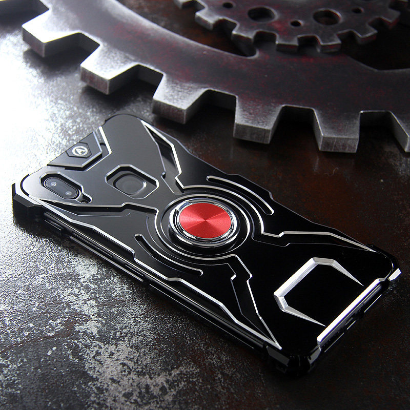 WK Iron Man Military Grade Shockproof Screw-less Metal Case w/ Ring Holder for vivo X21 UD & vivo X21