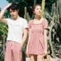 Bộ đồ bơi hai mảnh phù hợp với đồ bơi mới 2018 kiểu váy liền thân bụng giảm béo bảo thủ nóng bỏng Hàn Quốc - Vài đồ bơi đồ đôi nam nữ đi biển