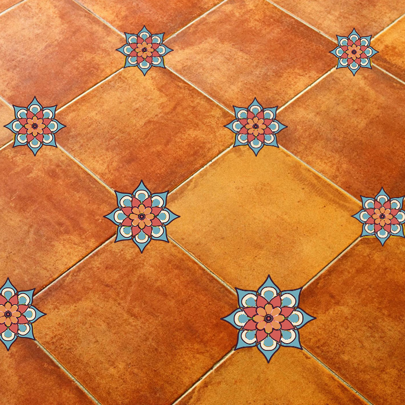 Tile stickers Floor tile stickers Rental house renovation Waterproof self-adhesive floor stickers Beautiful seam floor veneers Decorative diagonal stickers