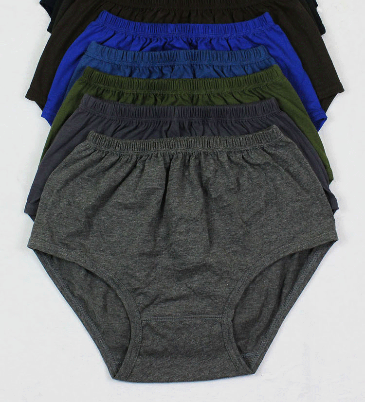 Cotton trung niên nam đồ lót tam giác, phân bón, eo cao, đồ lót nam lỏng lẻo, đồ lót cotton cha quan sip