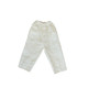 Qiji Original Summer New Product Medium and Large Children's White Cropped Pants Boys and Girls Linen Casual Pants Literary Style