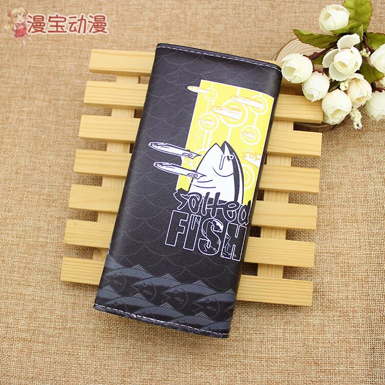Cá muối vua chất thải cá biểu hiện gói hài hước giả mạo phim hoạt hình sinh viên dễ thương xung quanh ví quà tặng sinh nhật sticker ngôi sao