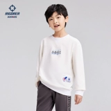 Детская баскетбольная толстовка подходит для мужчин и женщин для школьников, дорожный лонгслив для тренировок для отдыха, круглый воротник, для бега