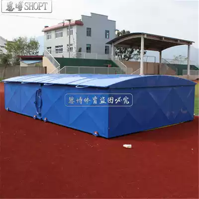 Track and field equipment high jump sponge pad protective shed with base back-to-back sponge bag Aluminum alloy high jump frame