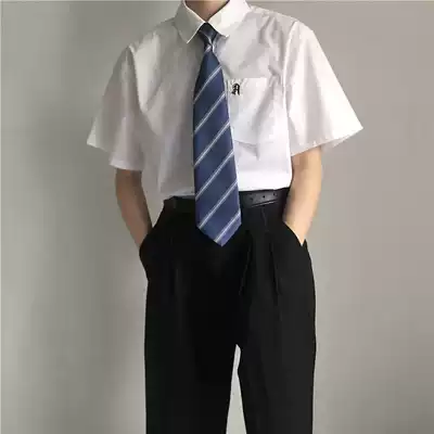 Gentle killer home original DK uniform trousers solid color loose casual straight JK college black suit pants