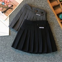 Girls' skirts 2022 autumn new outerwear children's college style short skirts Western style spring autumn girls pleated skirts