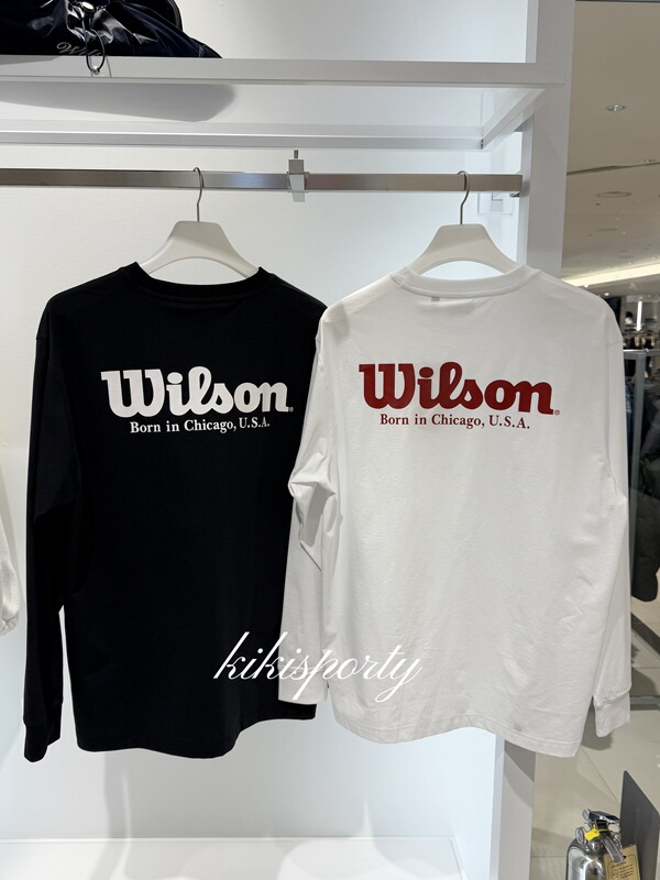 Korean Direct Mail Wilson26 New Quick-Drying Long-Sleeved Tennis T-Shirt, Unisex Tennis T-Shirt