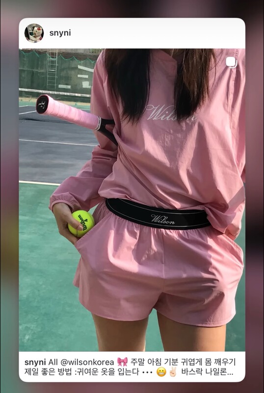 Korean Direct Mail Wilson26 New Model Tennis Quick-Dry Three-Quarter Sports Shorts (with Lining)