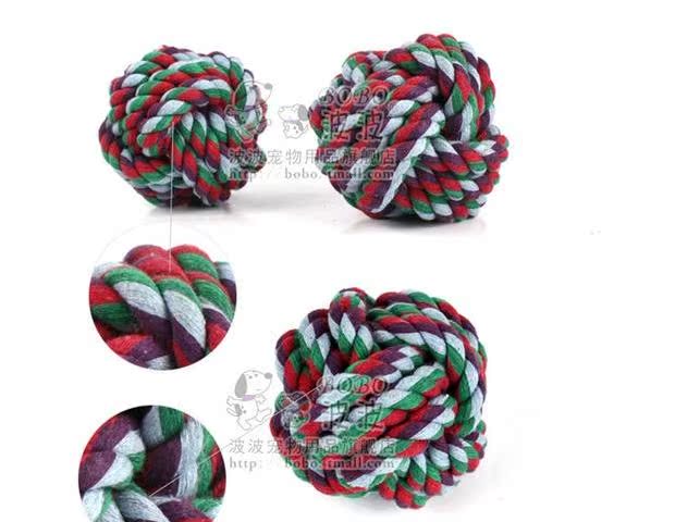 Bobo bông dây dệt bóng dây bông đồ chơi vật nuôi cung cấp xác thực chó mèo mol bền Teddy Poodle - Mèo / Chó Đồ chơi những đồ chơi cho chó	