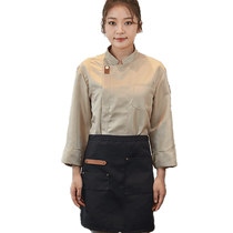 Baking work clothes customized cake shop bakery dessert milk tea shop western restaurant chef work clothes short-sleeved uniforms for women