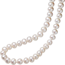 Saturday Foal S925 silver pearl necklace woman elegant fresh water pearl French style neck decoration send mother to give elders gift