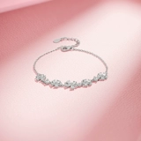 Модный браслет, дизайнерское универсальное ювелирное украшение, серебро 925 пробы, подарок на день рождения