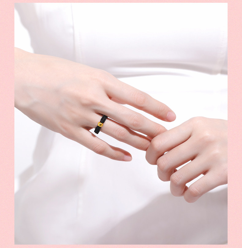 周六福 黄金转运珠戒指 多重优惠折后￥194.16包邮