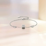 Серебряный браслет, небольшое универсальное ювелирное украшение, серебро 925 пробы, подарок на день рождения