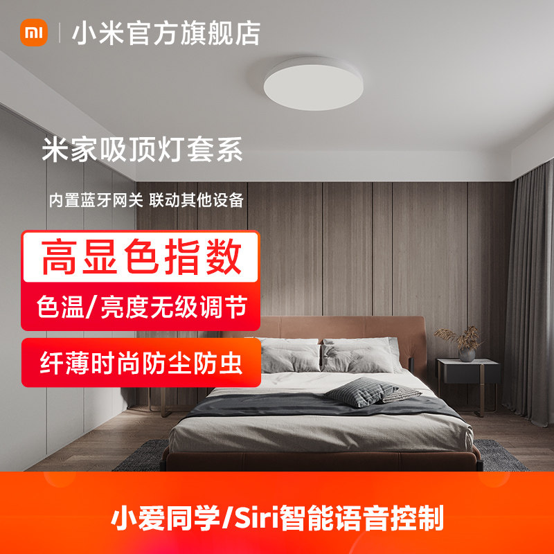 Rice Suck Ceiling Light Brief About Modern Bedroom Living Room Aisle Balcony Little Love Classmates Intelligent LED Xiaomi Official Flag