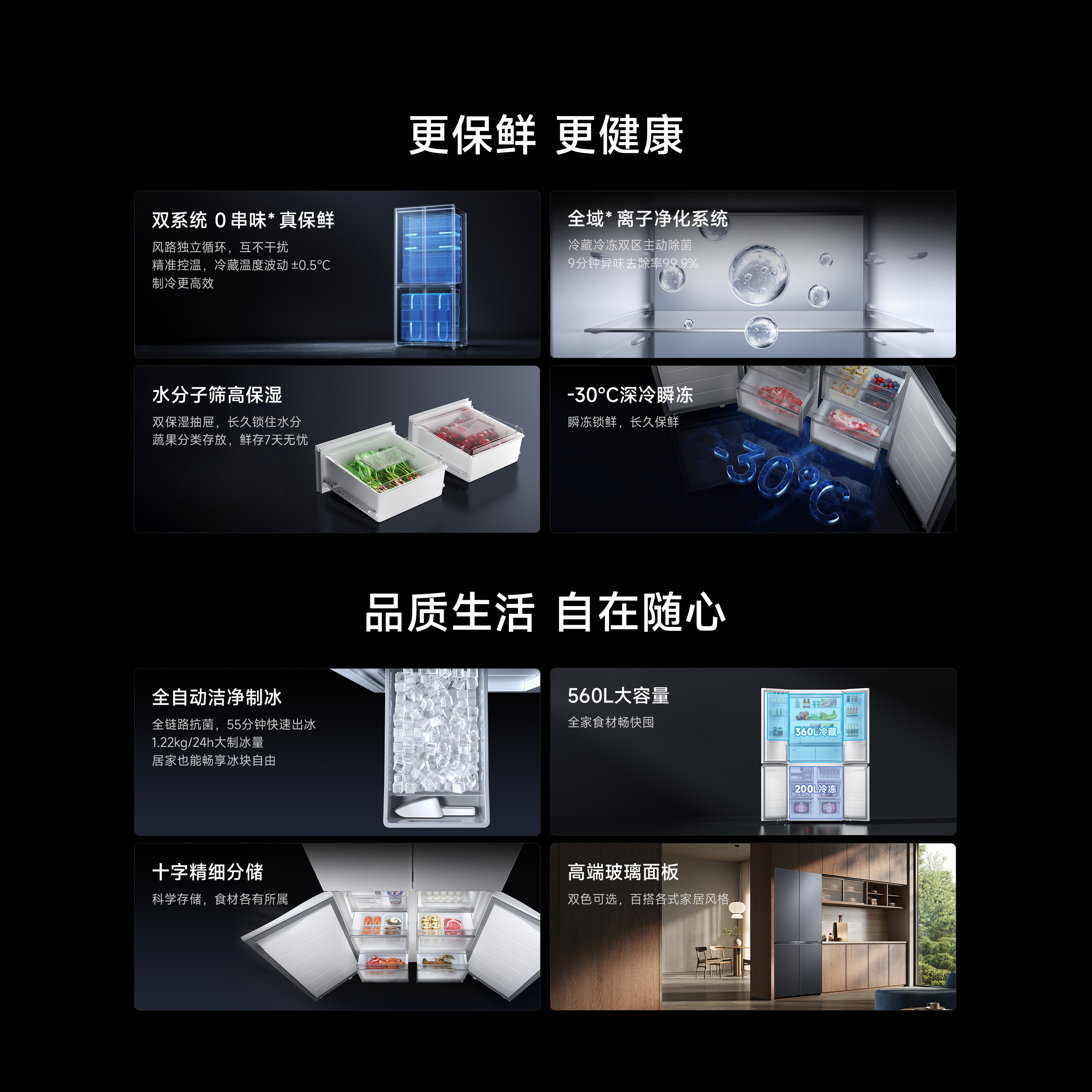 米家BCD-560WSSGPDI冰箱图片