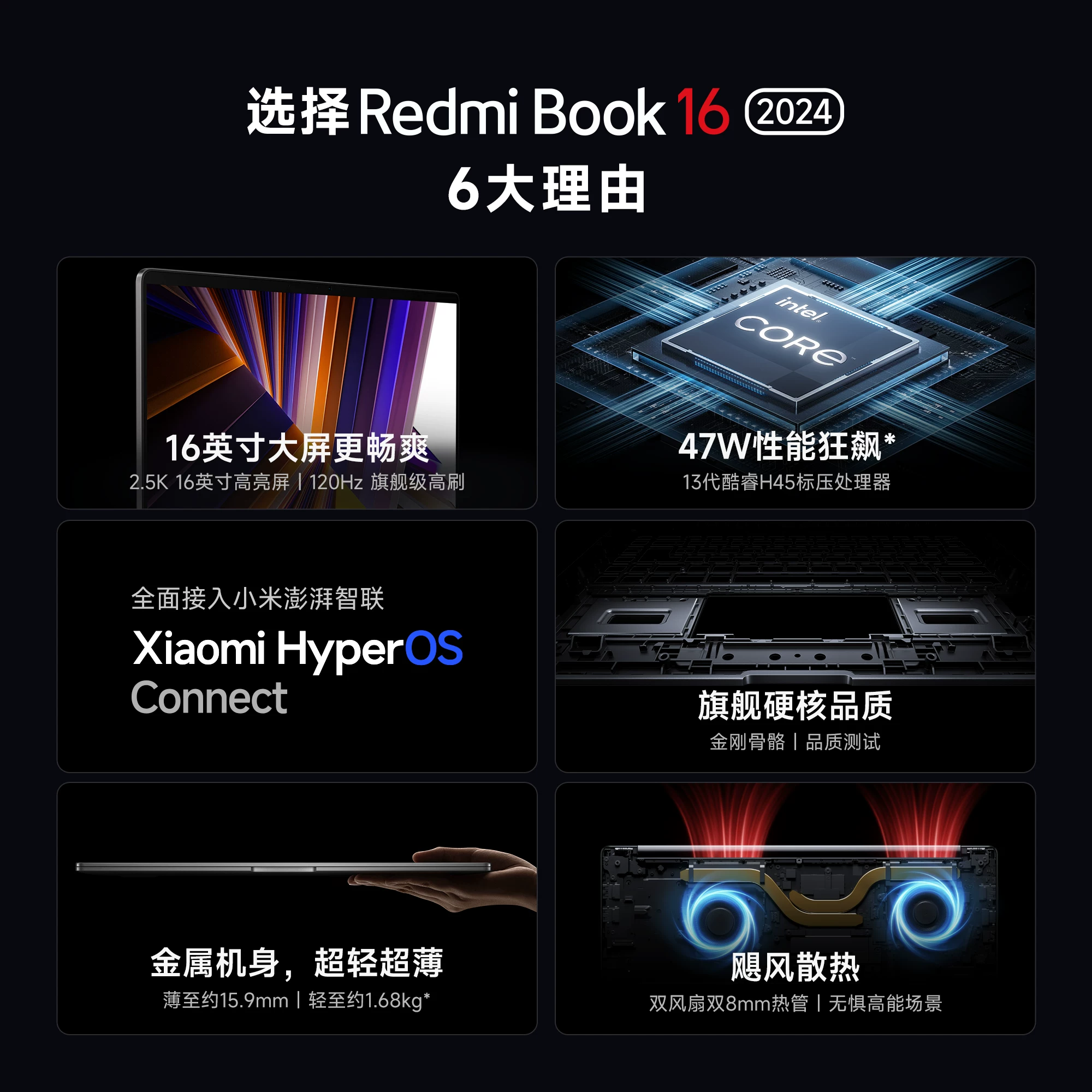 Xiaomi, легкий и тонкий ноутбук для студентов, redmi, 16, широкоформатный экран, бизнес-версия, intel core